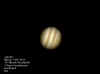 10 images using Registax. My first shot capturing the GRS.